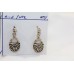 Earrings Women's Silver 925 Sterling Traditional India Filigree Handmade B489